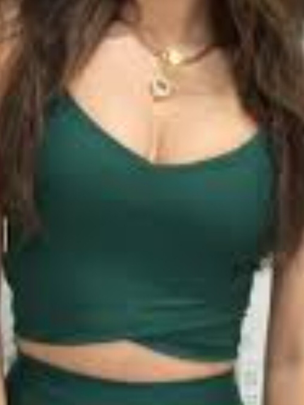 Abercrombie Green Sporta Bra